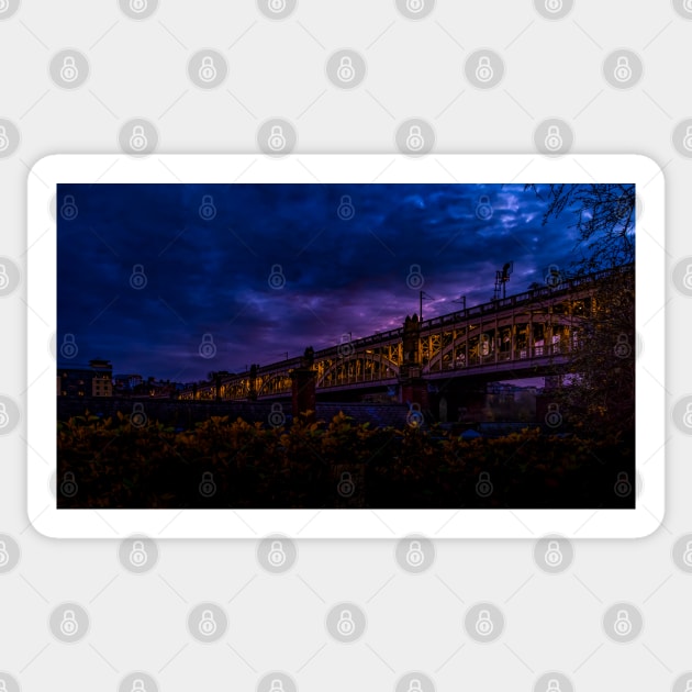 Blue-Hour High Level Bridge Sticker by axp7884